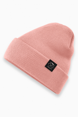Unsere weiche Classic Beanie in Rosa für Herren und Damen von The Clue Clothing