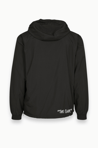 Damen Windbreaker Jacke Rückseite  - Schwarz - The Clue Clothing