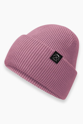 Unsere Recycled Beanie für Damen und Herren in Dust Lila/ Purple von The Clue Cothing