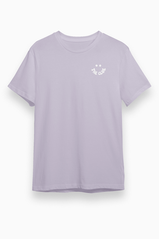 Herren T-Shirt „Smile“ Surfshirt in Flieder von The Clue Clothing